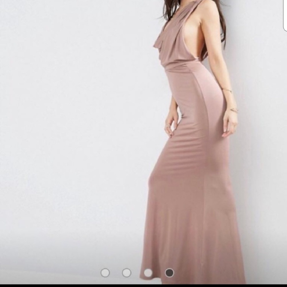 Blush evening gown